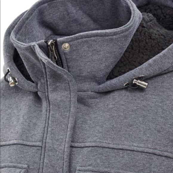 Cozy Sherpa Line Hooded Fleece Jacket - Picture 4 of 6